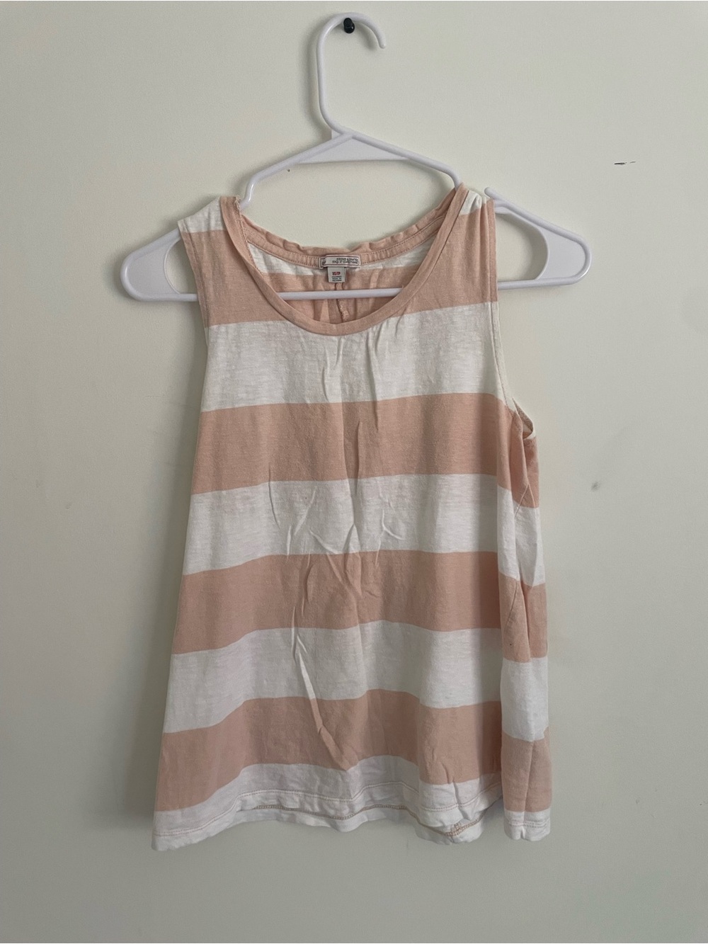 GAP Striped Tank Top - Blush & White